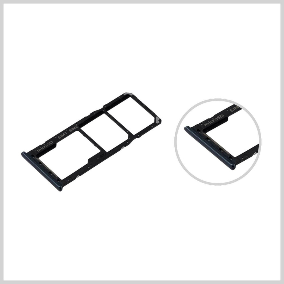 For Samsung Galaxy A30s Sm-307F Sim Tray In Black 7437135956996