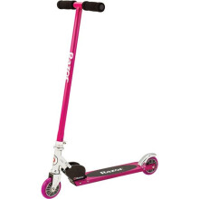 Razor S Sport Scooter, Real Steel Unisex Kick Scooter - Pink, For Age 6 Year And Up