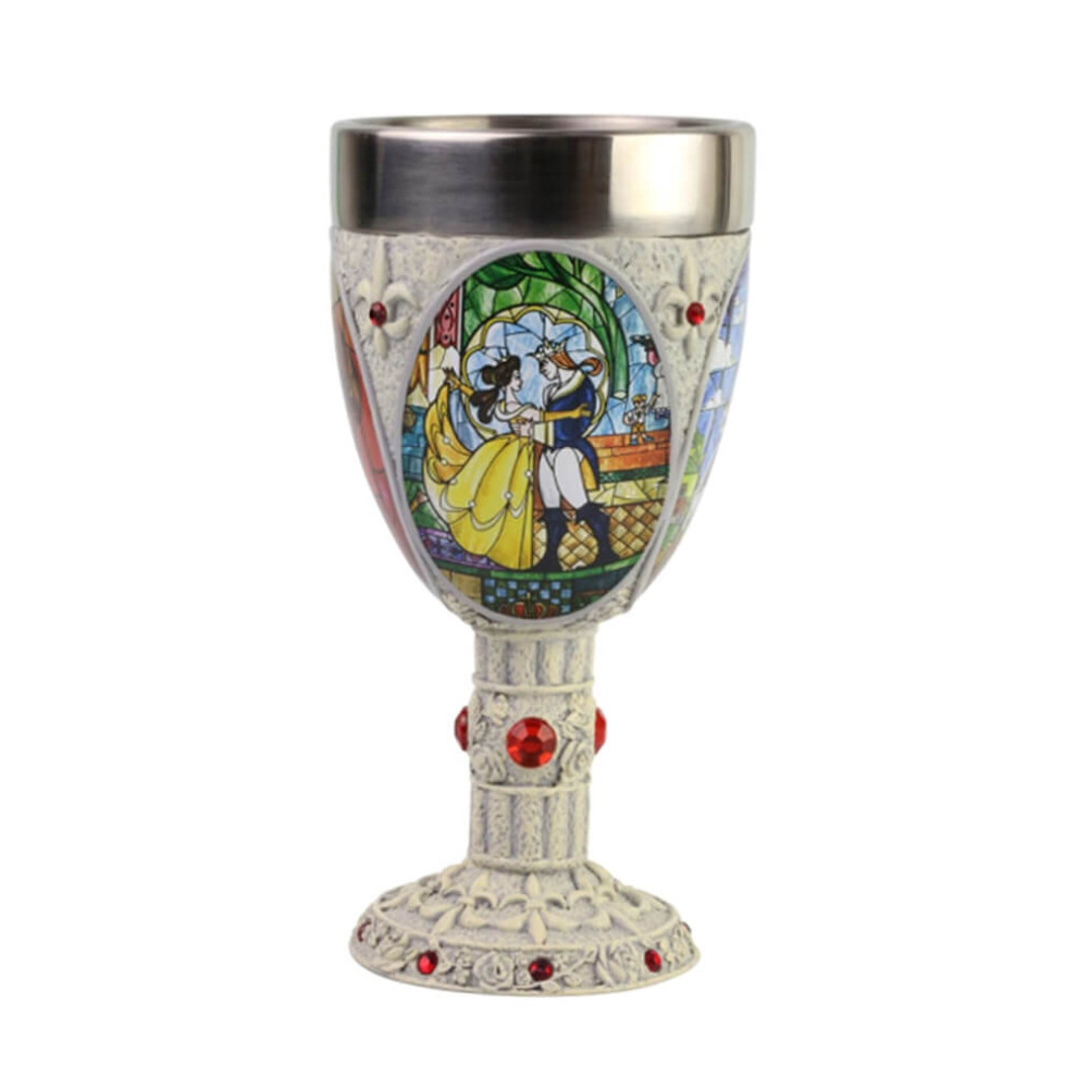 Disney Showcase Beauty and The Beast Decorative Goblet