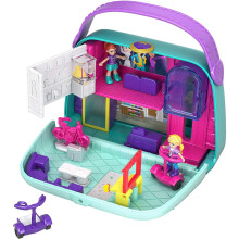 Polly Pocket GCJ86 Pocket World Shopping Mall Compact Play Set, Multi-Colour