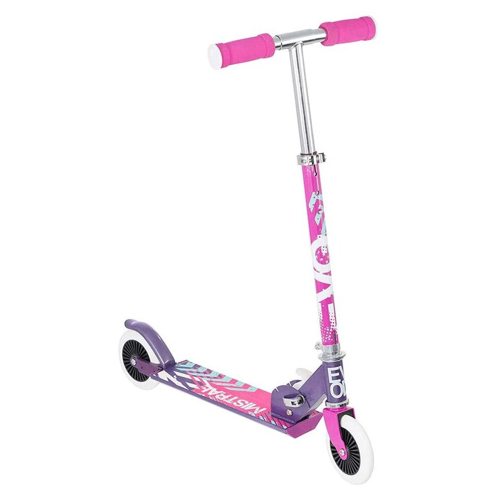 EVO Inline Scooter (Pink/Purple) | Kids 2-Wheel Scooter Perfect For Boys & Girls