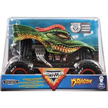 Monster Jam, offizieller Dragon Monster Truck, Die-Cast Fahrzeug, 1:24 Maßstab