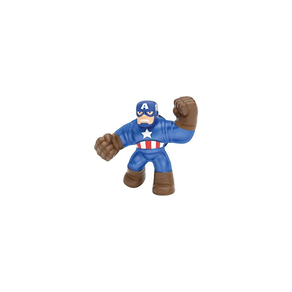 Heroes of Goo Jit Zu 41057 Superheroes-Captain America, Multicolor