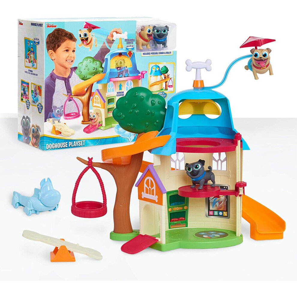 Puppy Dog Pals JPL94035 Doghouse Playset and Figures, Multi