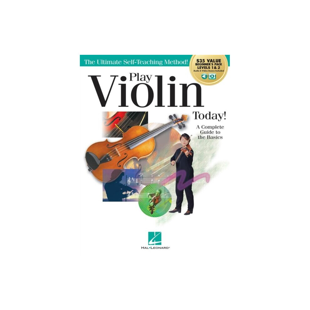 Play Violin Today Beginners Pack  Levels 1 &amp 2 a Complete Guide to the Basics by Sharon Stosur &