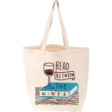 Read Between the Wines Tote by Smith & Gibbs