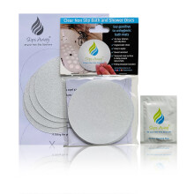 Non Slip Adhesive Bath & Shower Disc Stickers 10x Large Clear Discs