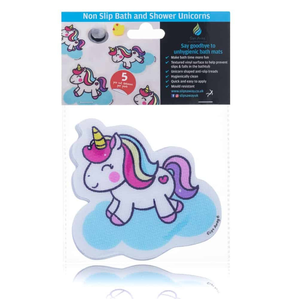 Bath Stickers Cute Unicorn Non Slip ( 5x Pack ) - UK BEST SELLER