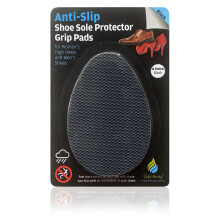 Non Slip Shoe Grip Sole Protectors for Women and Mens Shoes 6x Black - UK BEST SELLER