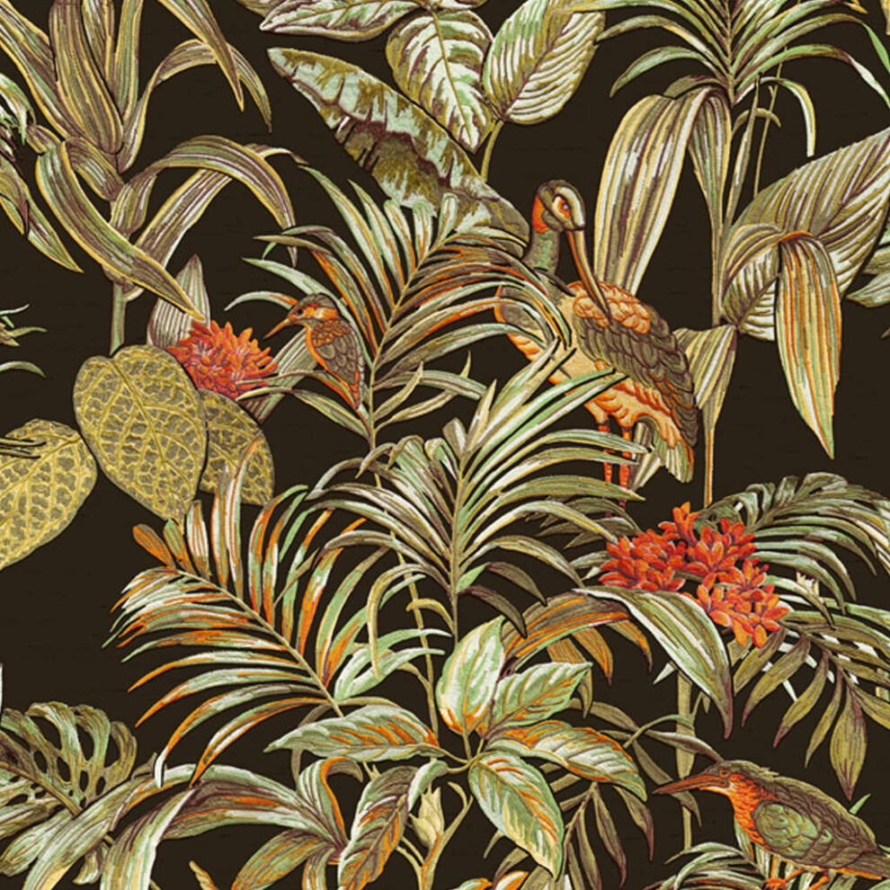 DUTCH WALLCOVERINGS Wallpaper Black Home Decorative Paper Wall Sheet Covering