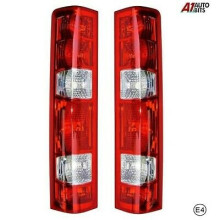 Pair Of Iveco Daily 06-14 Rear Tail Back Lights Lamp Lens Lh & Rh N/S O/S E-Mark