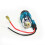 BLUE 12v Car Cigar Vintage Illuminated Cigarette Lighter Socket & Plug NEW BOXED 5