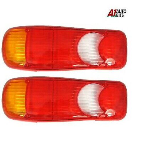 Fits Daf Lf45 Lf55 Rear Tail Light Eclipse Teardrop 2x Lens Lh & Rh Pair