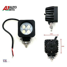 Powerful Front Bull Nudge Bar & Spot 4 Smd Led Lights 12V Day Lamp Car Suv 4X4