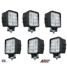 6X Powerful Front Bull Nudge Bar & Spot Smd Led Lights 12V Day Lamp Car Suv 4X4