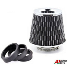 Carbon Easy Fit High Flow Car Sport Air Filter Cone For Jaguar 150 mm / 5.9 "