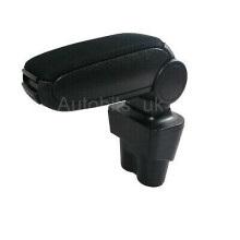 Black Fabric Cloth Armrest Center Console For Vw Caddy 03-19 / Vw Touran 03-15