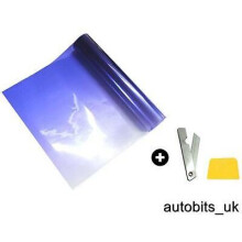 BLUE TO CLEAR FADE WINDSCREEN SUN SHADE VISOR FILM TINT STRIP 20CM X 150CM