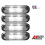 4x 12v 2 led White Front Side Markers Indicator Lamps Lights Trailer Lorry 2