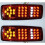 PAIR 12V LED REAR TAIL LIGHTS LAMP 4 FUNCTION TRAILER CARAVAN TRUCK LORRY 33 LED 5