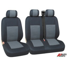 2+1 GREY SOFT & COMFORT FABRIC SEAT COVERS FOR RENAULT TRAFIC , MASTER VAN