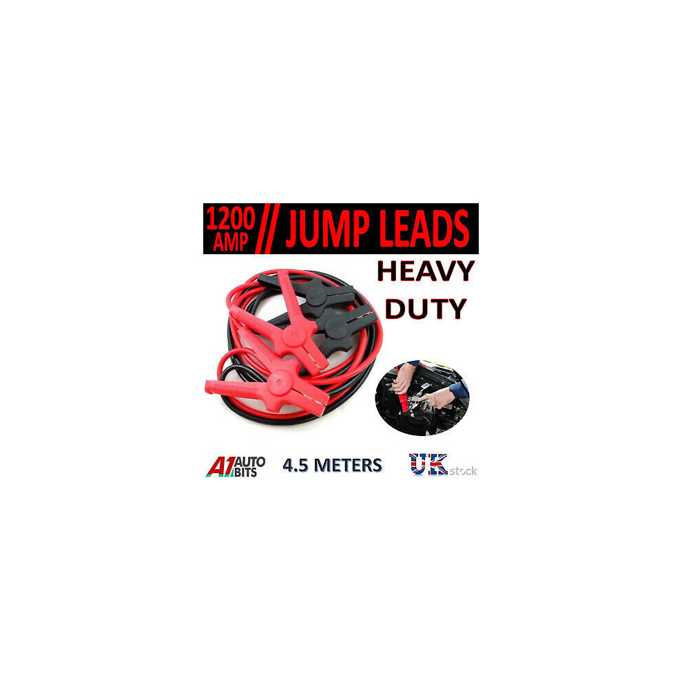 Heavy Duty 1200AMP Professional Jump Leads 4.5 m  HGV Farm Jump Booster Cables-image-OPC-P67H5YB-NEW