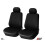 For Land Range Rover Freelander Defender 1+1 Black Fabric Front Seat Covers 1