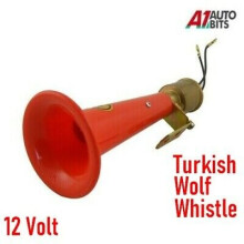 12v Air Horn Wolf Whistle Horn Fits Car Suv Boat 3 - 12 Bar Rohs New Boxed