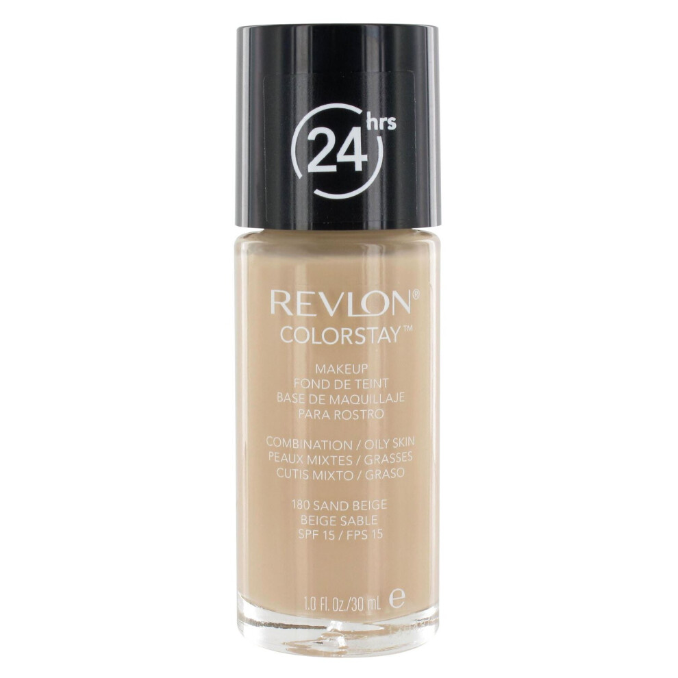 Revlon Colorstay Makeup Foundation SPF6 30ml for Combination or Oily Skin - #180 Sand Beige