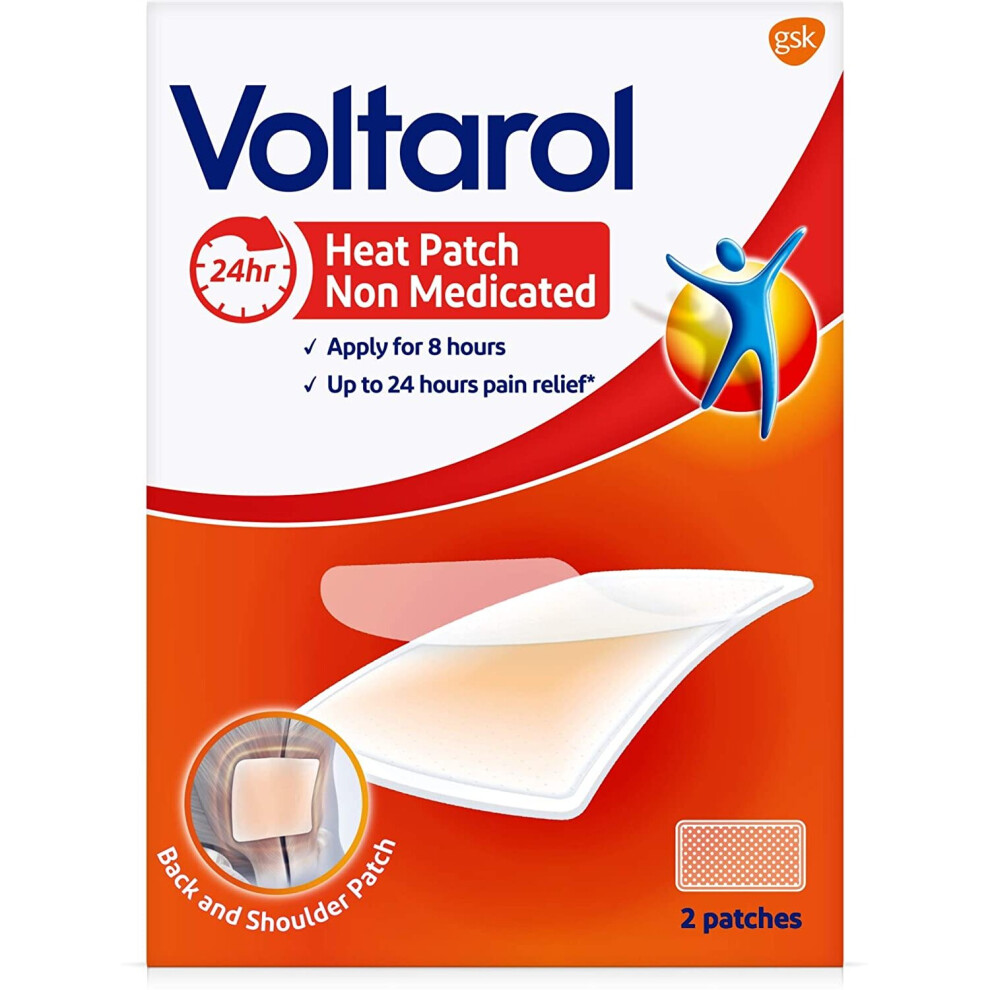 VOLTAROL HEAT PATCH NON-MEDICATED PATCHES BACK&SHOULDER PAIN, 2PATCHES