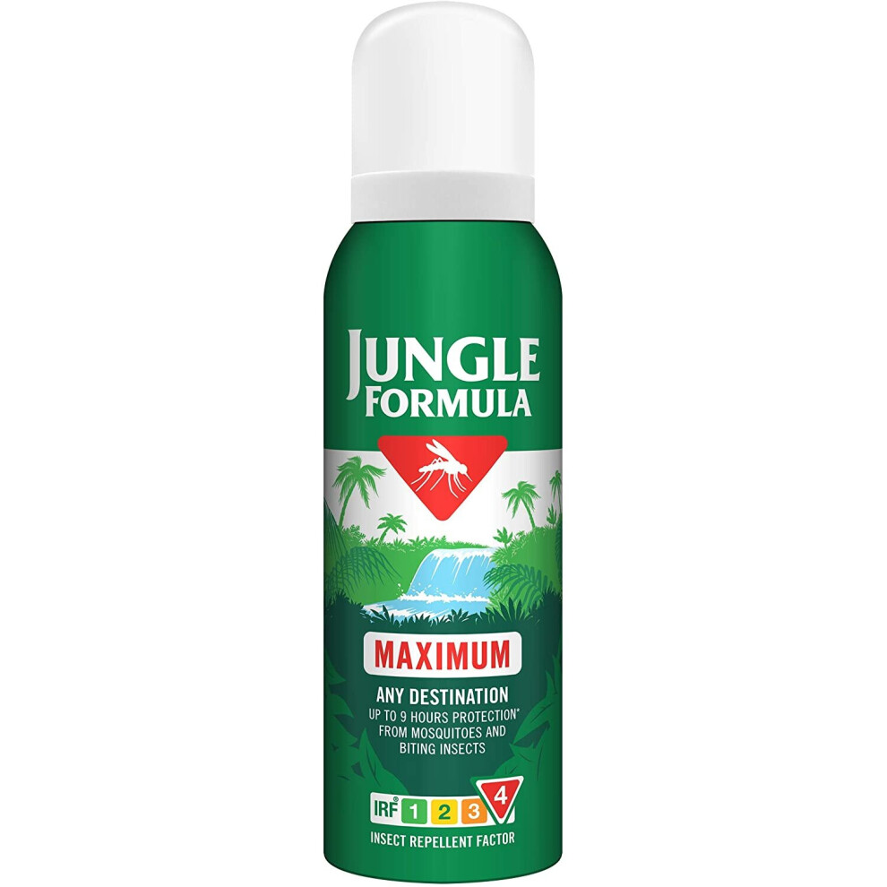 Jungle Formula Maximum Insect Repellent Spray With Deet, 125 Ml