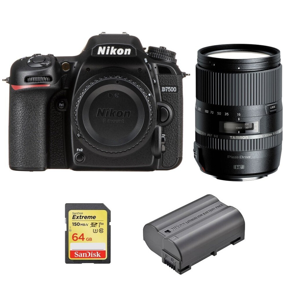 NIKON D7500+TAMRON 16-300mm F3.5-6.3II+SanDisk Extreme 64G SD+EN-EL15A