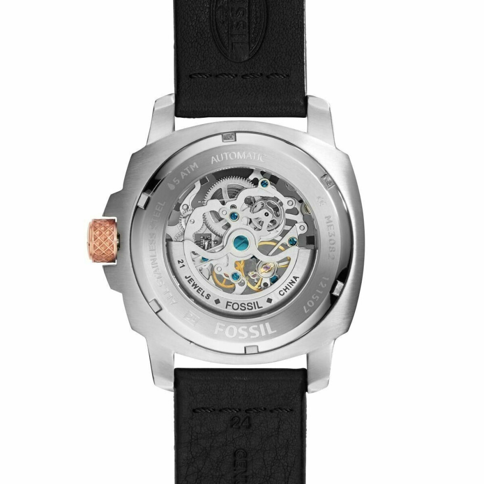 Fossil ME3082 Modern Machine Skeleton Dial Automatic Men