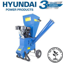 Hyundai HYCH700 208cc 76mm Petrol 4-Stroke Garden Wood Chipper Shredder Mulcher