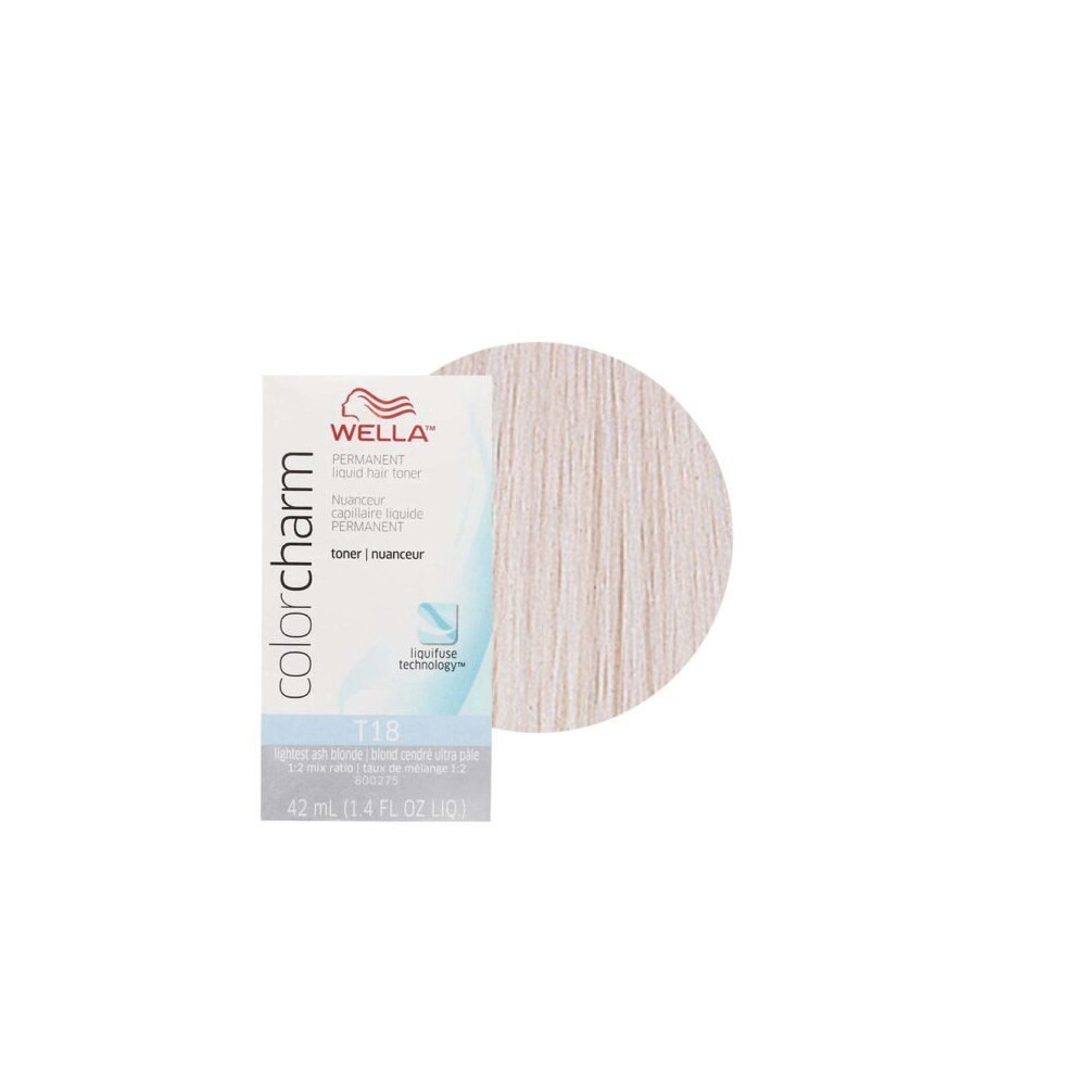 Wella Color Charm Toner – T18 Lightest Ash Blonde | Hair Toner