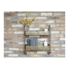 Metal Utility Bathroom Shelving | 2 Shelves