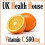100% Pure - Vitamin C - Tablets - 500mg x 60 5