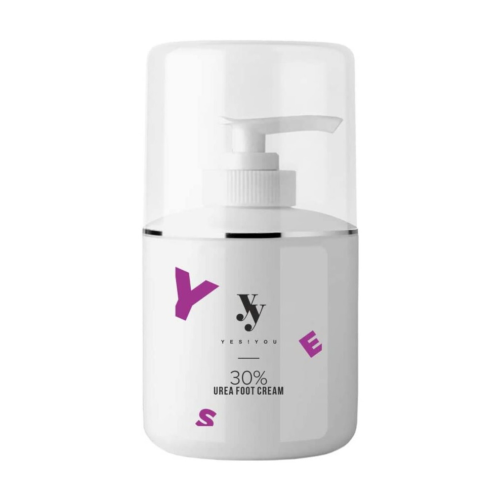 YES!YOU 30% Urea Foot Cream For Dry, Rough, and Cracked Heels, 250 ml