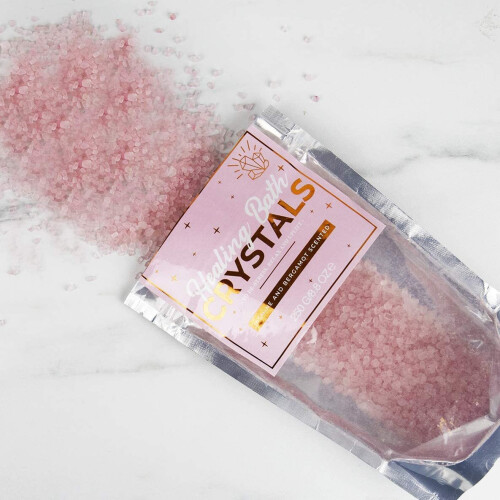 Gift Republic Pink Sparkling Healing Bath Crystals