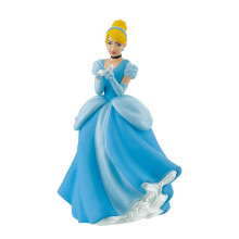 Figurinha Cinderela com seu sapatinho de cristal