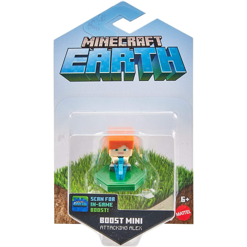 Minecraft: Earth Boost Minis - Attacking Alex Figure Pack