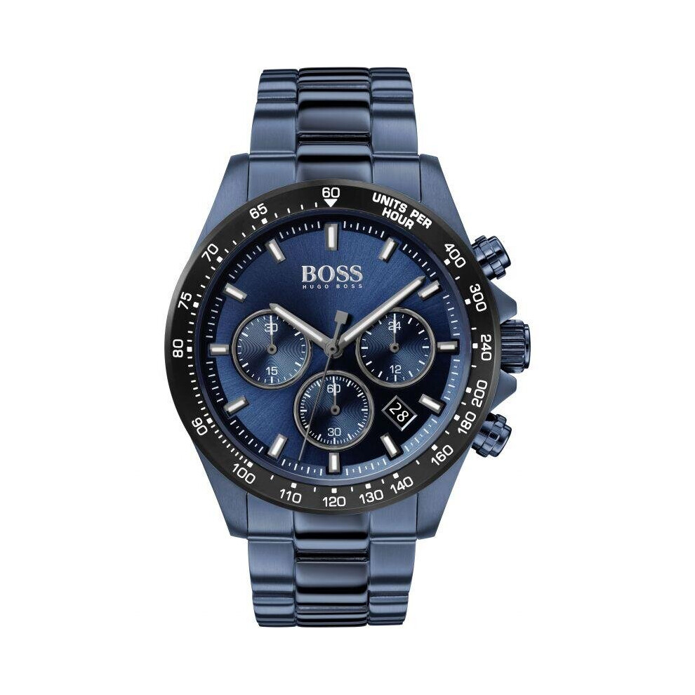 Hugo Boss Montre sport Hero pour hommes | Bleu | 1513758