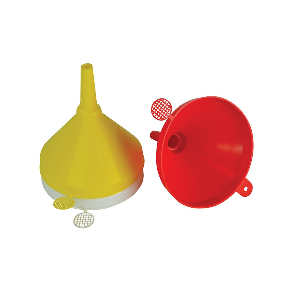 Faithfull Plastic Funnel 150Mm Set, 3 Piece Agt7801
