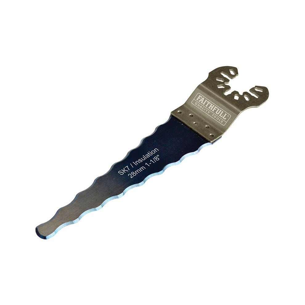 Faithfull Sk7 Wavy Edge Insulation Cutter Blade 100Mm