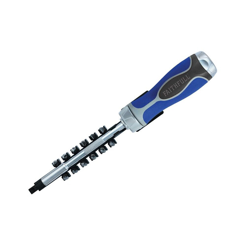 Faithfull Ratchet Screwdriver Set, 13 Piece SDZ4413