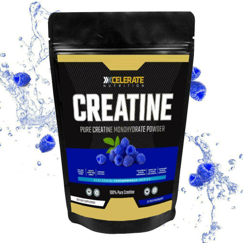 XCelerate Nutrition Creatine Monohydrate 250g Icy Blue Raspberry
