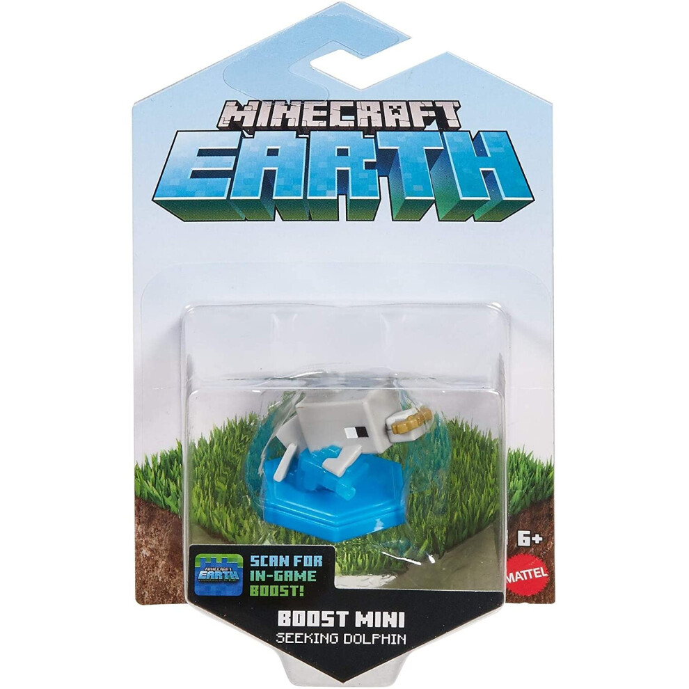 Minecraft: Earth Boost Minis - Seeking Dolphin Figure Pack