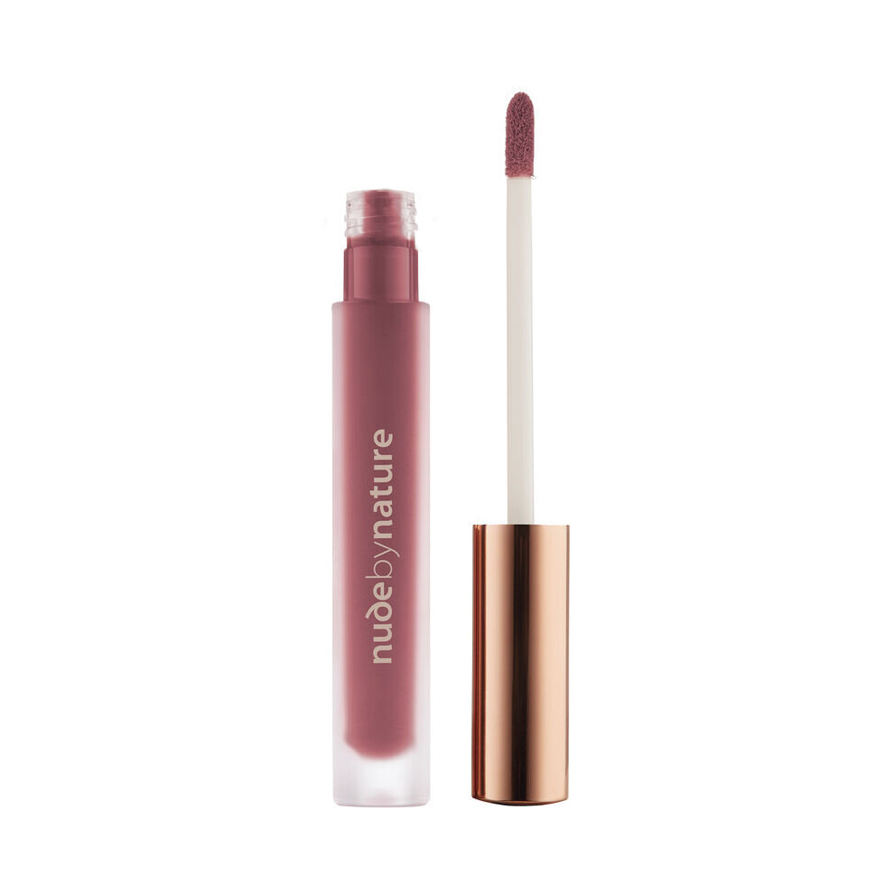 Nude by Nature Satin Liquid Lipstick, 09 Rich Plum