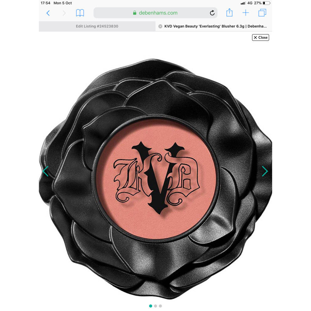 KVD Vegan Beauty Everlasting Blush Foxglove BNWB