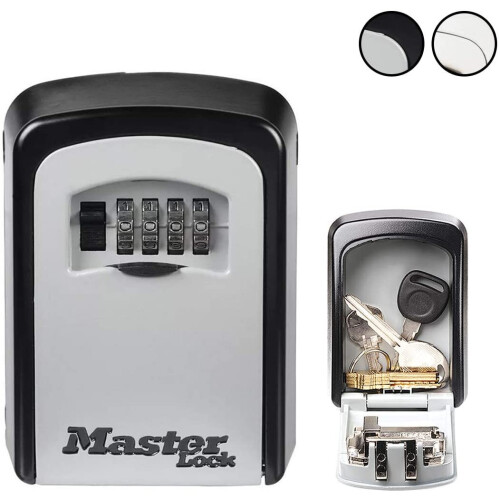 Master Lock Cofre de chaves Master Lock X031ML - Preto - Ideal para pequenos objetos de valor